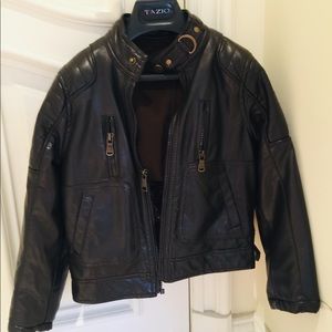 Leather jacket for boy